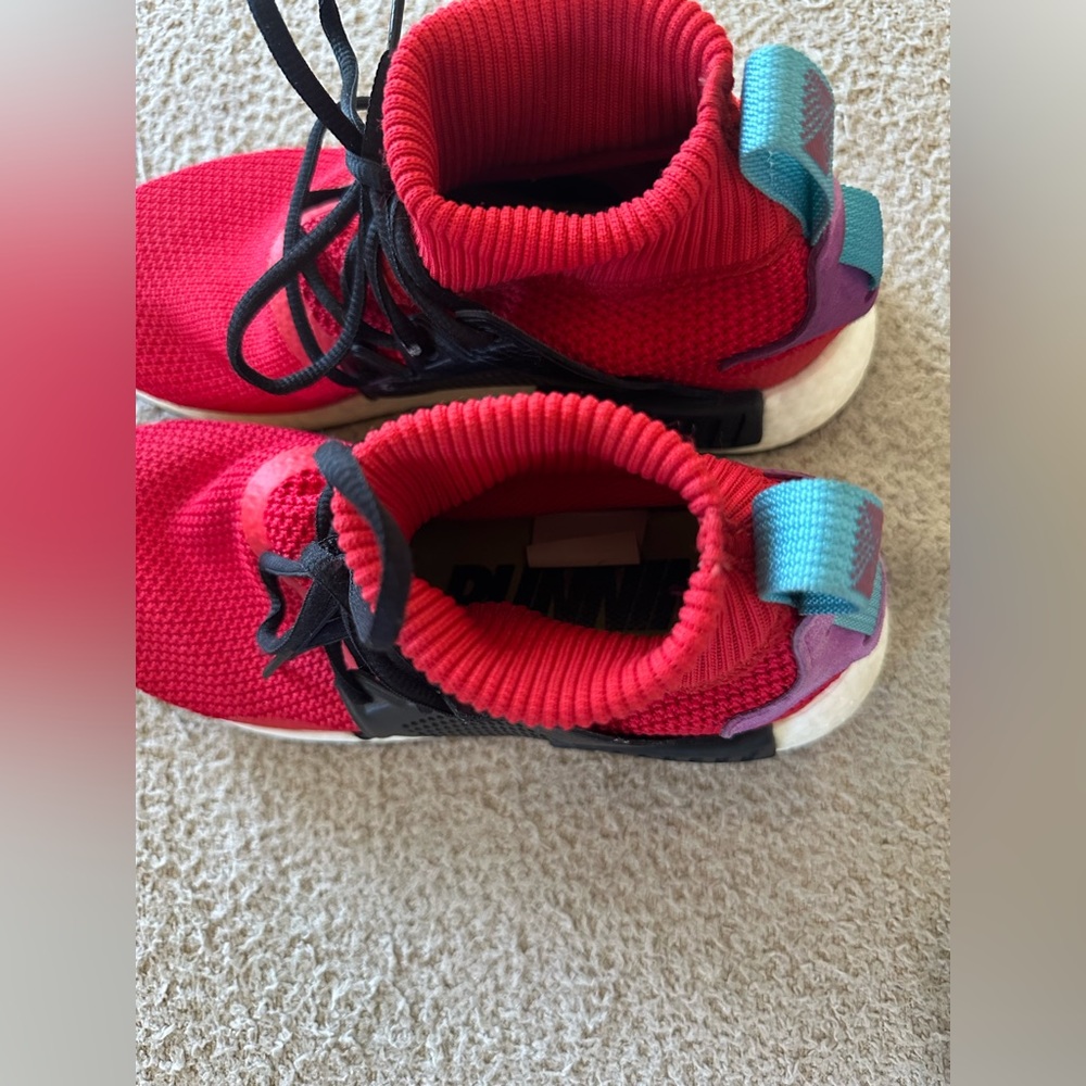 Adidas NMD XR1 Winter Scarlet Red Black Knitted Sock Athletic Running Sneakers - Picture 9 of 12